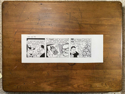 Dick Tracy Daily 11/23/79 Original Art Illustration | Fletcher Studio