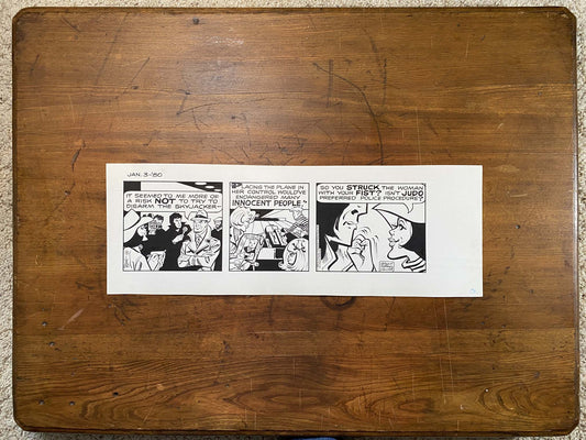 Dick Tracy Daily 1/3/80 Original Art Illustration | Fletcher Studio