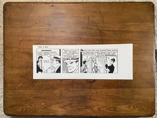 Dick Tracy Daily 2/2/80 Original Art Illustration | Fletcher Studio