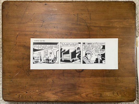 Dick Tracy Daily 3/29/80 Original Art Illustration | Fletcher Studio