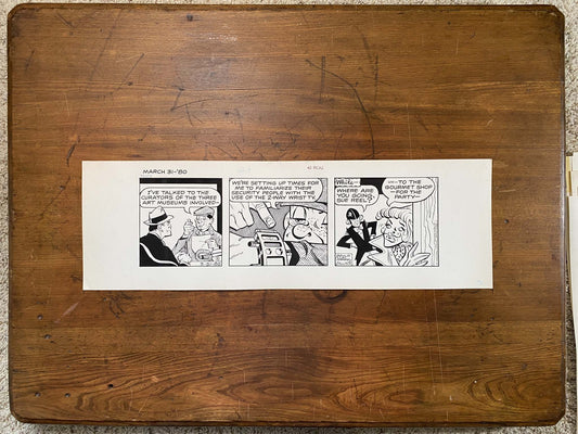 Dick Tracy Daily 3/31/80 Original Art Illustration | Fletcher Studio