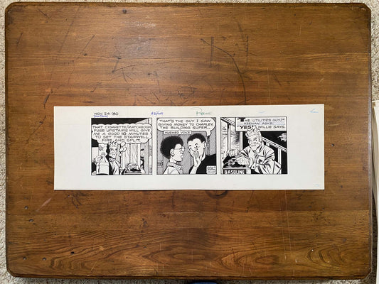 Dick Tracy Daily 11/24/80 Original Art Illustration | Fletcher Studio