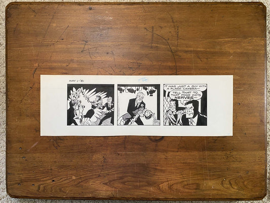 Dick Tracy Daily 5/1/81 Original Art Illustration | Fletcher Studio