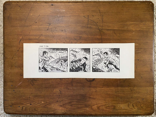 Dick Tracy Daily 5/7/81 Original Art Illustration | Fletcher Studio