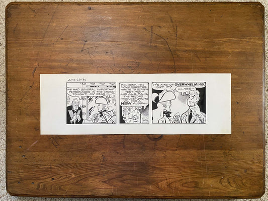 Dick Tracy Daily 6/23/81 Original Art Illustration | Fletcher Studio