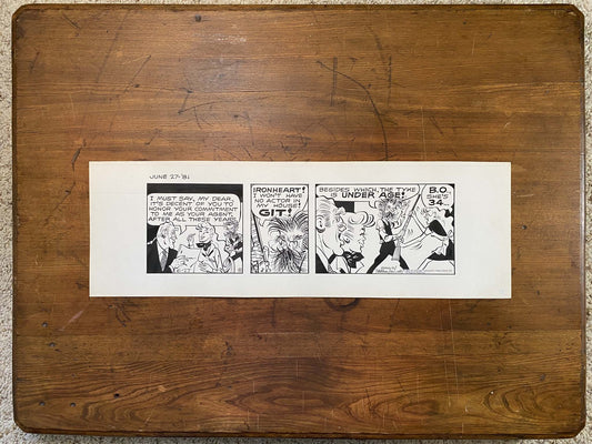 Dick Tracy Daily 6/27/81 Original Art Illustration | Fletcher Studio