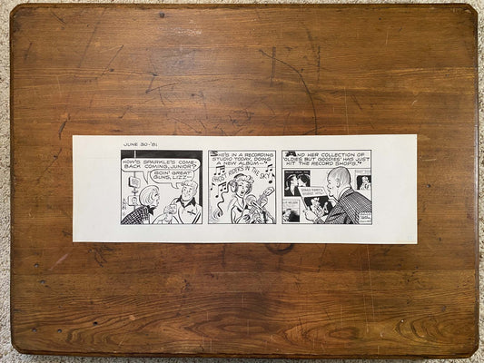 Dick Tracy Daily 6/30/81 Original Art Illustration | Fletcher Studio