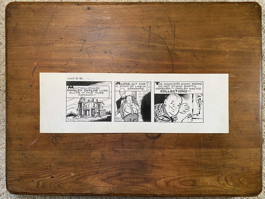 Dick Tracy Daily 7/9/81 Original Art Illustration | Fletcher Studio