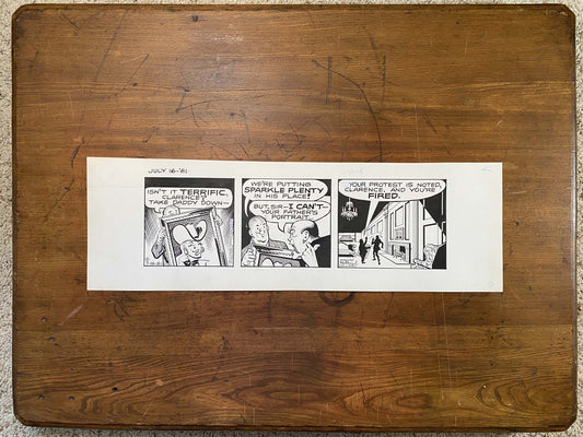 Dick Tracy Daily 7/16/81 Original Art Illustration | Fletcher Studio