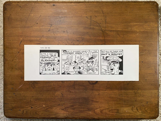 Dick Tracy Daily 11/25/81 Original Art Illustration | Fletcher Studio