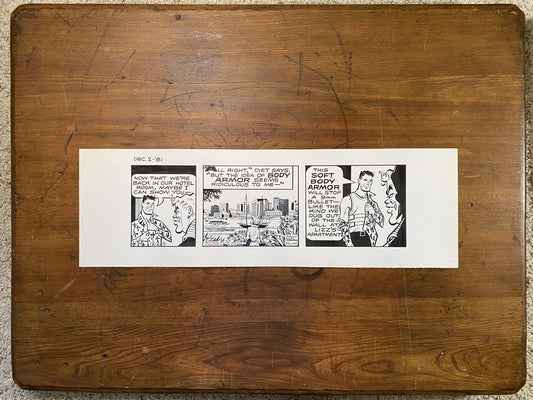 Dick Tracy Daily 12/2/81 Original Art Illustration | Fletcher Studio