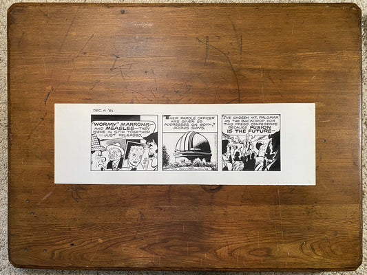 Dick Tracy Daily 12/4/81 Original Art Illustration | Fletcher Studio