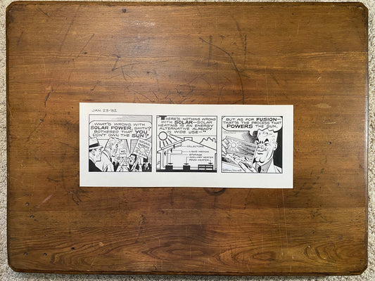 Dick Tracy Daily 1/23/82 Original Art Illustration | Fletcher Studio