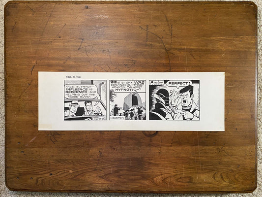 Dick Tracy Daily 2/9/82 Original Art Illustration | Fletcher Studio