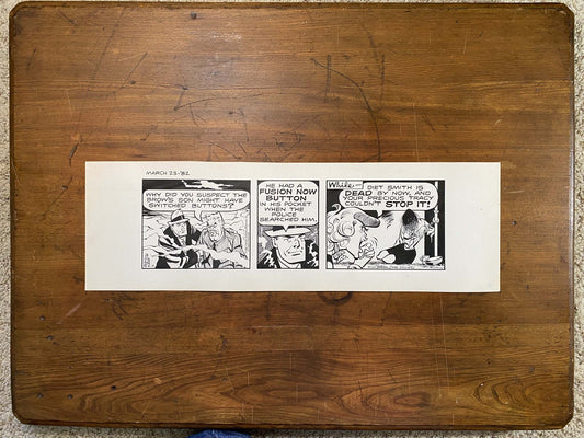 Dick Tracy Daily 3/23/82 Original Art Illustration | Fletcher Studio