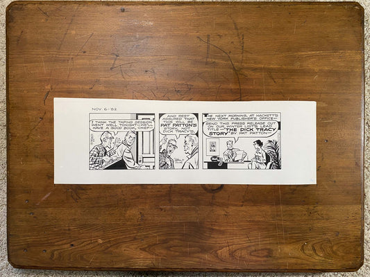Dick Tracy Daily 11/6/82 Original Art Illustration | Fletcher Studio