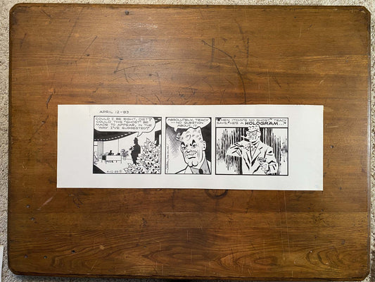 Dick Tracy Daily 4/12/83 Original Art Illustration | Fletcher Studio
