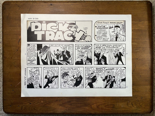 Dick Tracy Sunday 5/8/83 Original Art Illustration | Fletcher Studio