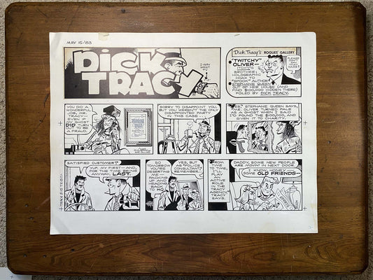 Dick Tracy Sunday 5/15/83 Original Art Illustration | Fletcher Studio