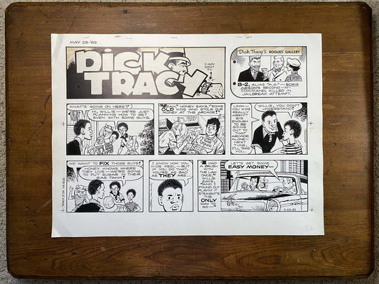 Dick Tracy Sunday 5/29/83 Original Art Illustration | Fletcher Studio