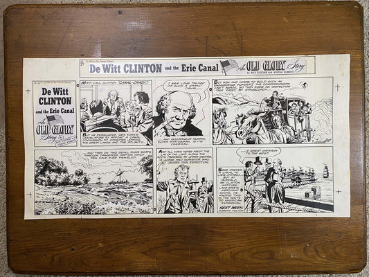 Dewitt Clinton: An Old Glory Story 12/27/59 Original Art Illustration | Fletcher Studio