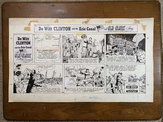 Dewitt Clinton: An Old Glory Story 3/13/60 Original Art Illustration | Fletcher Studio