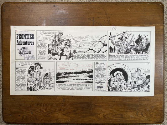 Frontier Adventures in the Old Glory Story 10/24/65 Original Art Illustration | Fletcher Studio