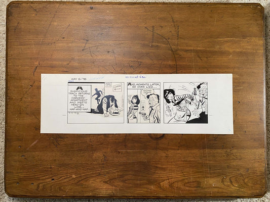 Dick Tracy Daily 5/15/78 Original Art Illustration | Fletcher Studio
