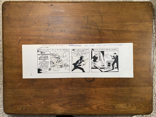 Dick Tracy Daily 7/17/78 Original Art Illustration | Fletcher Studio