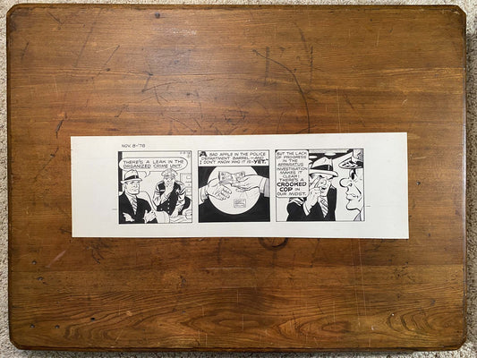 Dick Tracy Daily 11/8/78 Original Art Illustration | Fletcher Studio