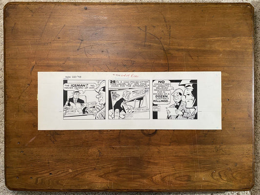 Dick Tracy Daily 11/20/78 Original Art Illustration | Fletcher Studio