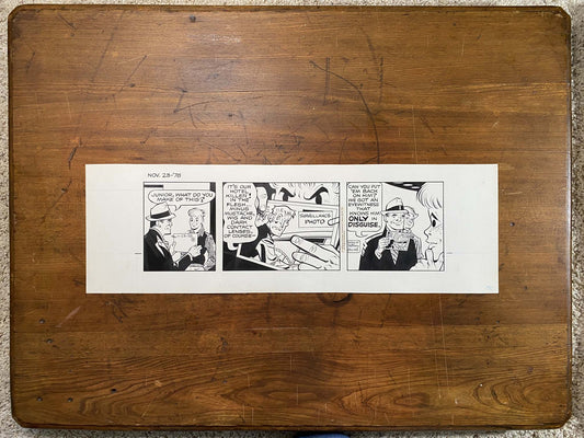 Dick Tracy Daily 11/23/78 Original Art Illustration | Fletcher Studio