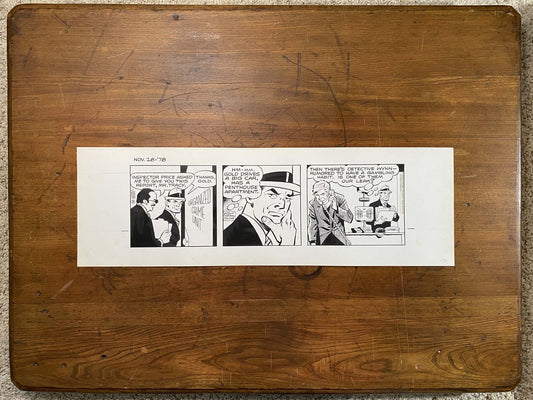 Dick Tracy Daily 11/28/78 Original Art Illustration | Fletcher Studio