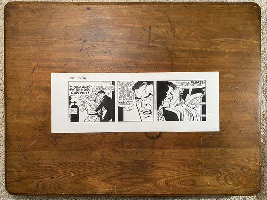 Dick Tracy Daily 12/20/78 Original Art Illustration | Fletcher Studio